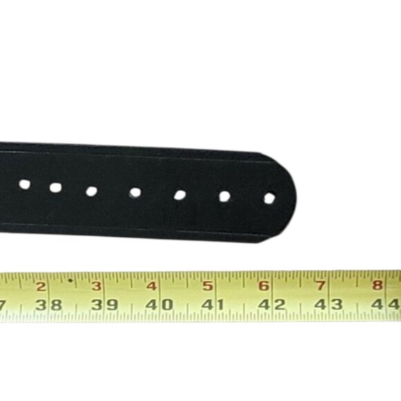 VTG Wackenhut Top Grain Cowhide Genuine Leather Belt with Large Buckle USA 38 - Picture 9 of 14